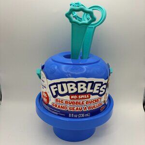 Fubbles No-Spill Big Bubble Bucket Kids Bubble Toy Set 18M+ Outdoor Play